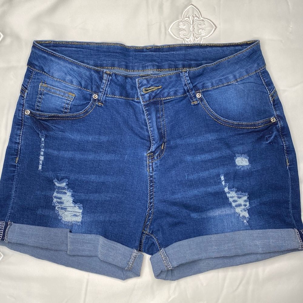 Unbranded stretch jean shorts size M 30 inch waist